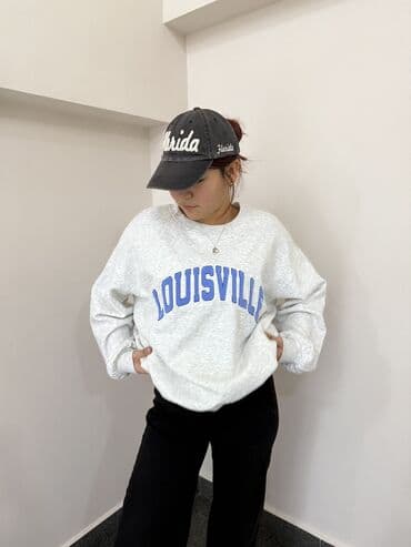 Ковролин: Все вещи H&M (новые) 1. Свитшот с надписью Louisville: размер xs — 1