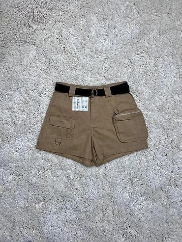 шорты в клетку: Шорты, Юбка-шорты, Лето, Китай, Новый, 2XS — 2