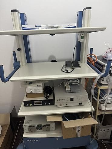 Ингаляторлор, небулайзерлер: Эндоскопическая стойка с оборудованием Состав и характеристики: - — 1