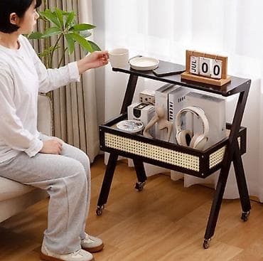 тук беде: Многофункциональный стеллаж-тележка на колёсах - Компактный — 1