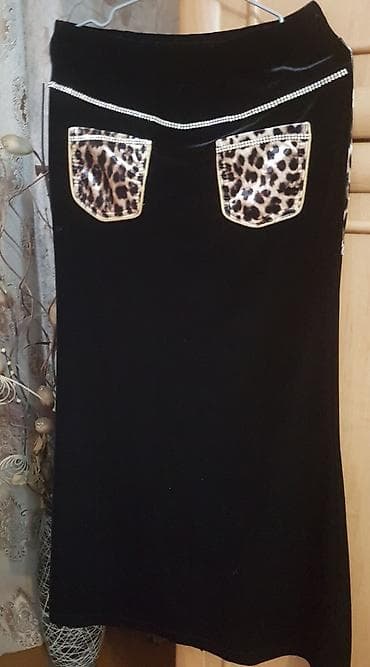 Женские брюки: Юбка, Модель юбки: Карандаш, Макси, По талии — 2