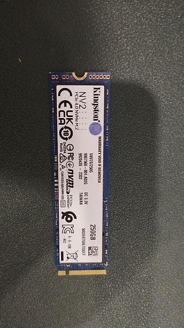 ноудбук hp: Накопитель, Б/у, Kingston, SSD, 256 ГБ, 1.8", Для ПК — 1