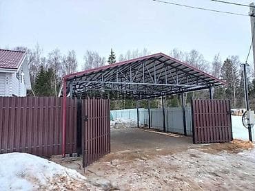 max safe: Навесы для автомобиля и двора под заказ - Конструкция: сварной — 5