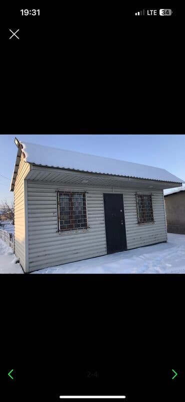 дом крассный строитель: Сатам Павильон 15 кв. м, Жылууланган — 1