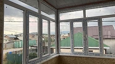 рулонные шторы на пластиковые окна: Пластиковое окно на заказ, Тип окна: Балконные, Без установки, Без рассрочки — 1