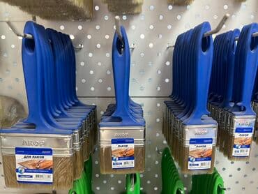 шариковая ручка: Кисти для лака с синей пластиковой ручкой. Подходят для нанесения — 2