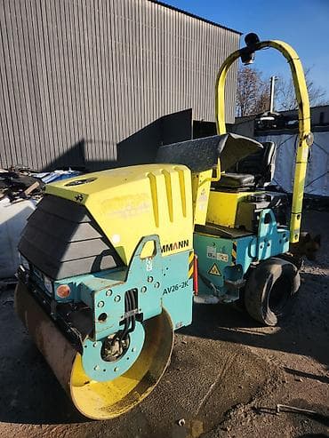 моточасы: Продаю Амман AV26 !!! Одновальцовый Пневмо Вибрационый Каток В — 1