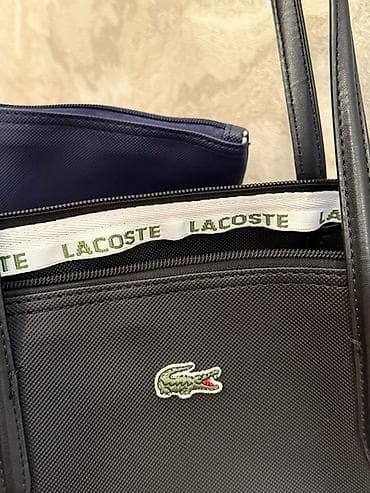 Шопперлер: Сумка-тоут Lacoste (две расцветки: черная и темно‑синяя) - Формат — 5