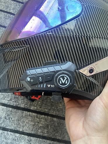 Шлемдер: Мотошлем полноразмерный Nitrinos с карбоновой оболочкой Основные — 5