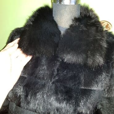 жилет s: Меховой жилет с короткими рукавами (мех натуральный) на весну! Не — 1