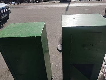 Офисные шкафы: Офисный шкаф, Б/у, цвет - Зеленый, Другой материал — 3