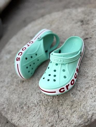 literide crocs: Кроксы женские(клоксы/сабо) с ремешком - Модели: белые с розовым — 3