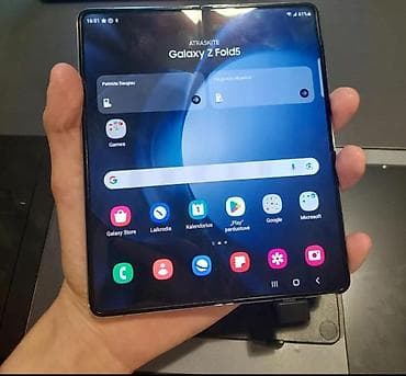 headphone: Samsung Galaxy Z Fold 5, Б/у, 512 ГБ, цвет - Голубой — 1