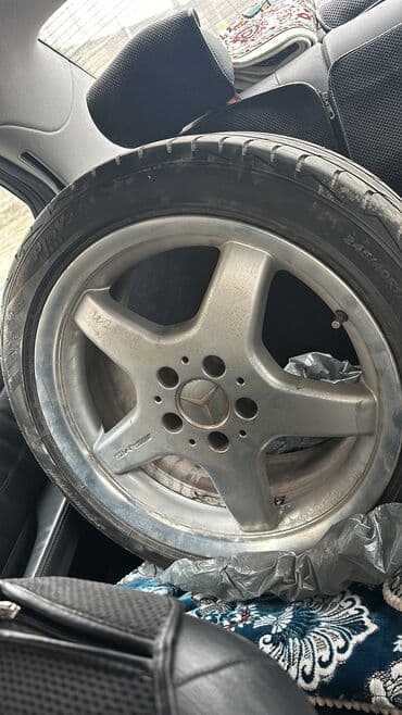 шина 235 65 16 с: Литые Диски R 17 AMG, Комплект, отверстий - 5, Б/у — 4