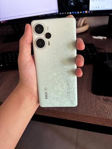 redmi note 7 pro: Poco F5, Б/у, 256 ГБ, цвет - Зеленый, 2 SIM — 2
