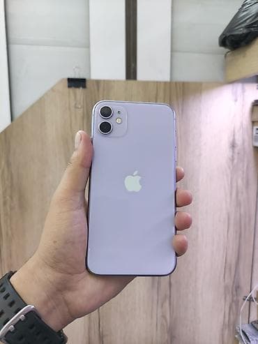 aple iphone 5: IPhone 11, Б/у, 64 ГБ, Защитное стекло, Чехол, 100 % — 1