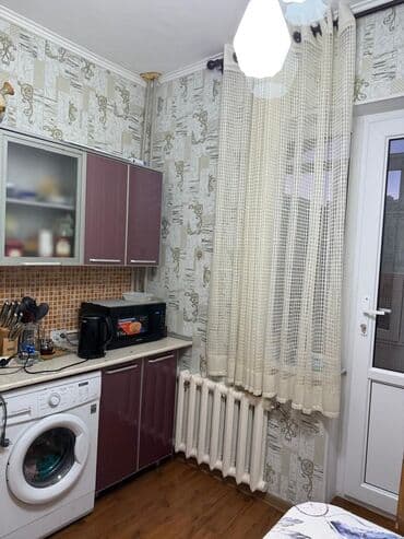 продаю квартиру учкун: 2 бөлмө, 50 кв. м, 106-серия, 4 кабат, Косметикалык ремонт — 8