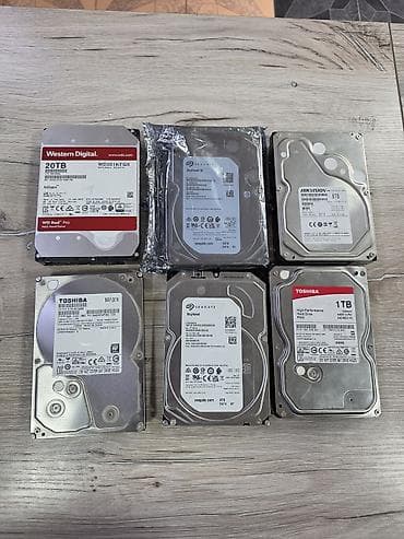 Накопитель для ПК, Б/у, Western Digital (WD), HDD, Более 5 ТБ, 3.5", Для ПК