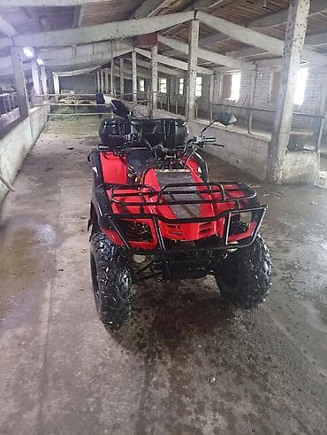 хундай аванте 1: Квадроцикл утилитарный, 4x4, красный/чёрный - Полноразмерная рама с — 4