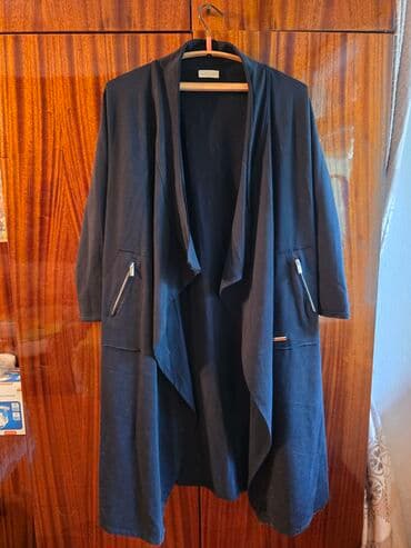 брендовые кардиганы: Кардиган, Трикотаж, Длинная модель, Осень-весна, С карманами — 1