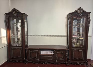 Гарнитур для зала, Новый, Шкаф, Тумба под ТВ, МДФ, Самовывоз at lalafo.kg Гарнитур для зала, Новый, Шкаф, Тумба под ТВ, МДФ, Самовывоз