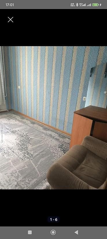 1 комнаты квартиры: 1 комната, С мебелью частично — 4