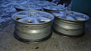 ремонт шина: Диски R 16 Комплект, отверстий - 5, Б/у — 6