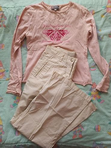 вещи для девушек: Комплект, цвет - Желтый, Б/у — 6