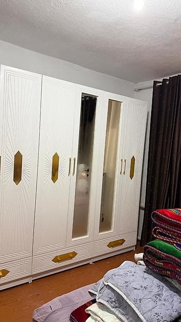 aero 2: Шкаф-купе/распашной 4‑дверный с зеркалами - Конфигурация: 4 распашные — 5