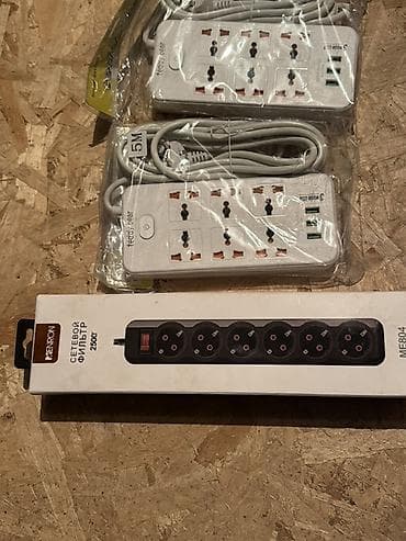 Ремонт и строительство: Удлинитель, Длина: 5 м, 4 розетки — 1