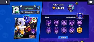 Техника и электроника: Аккаунт Brawl Stars ЕСТЬ ИКОНКА КРЕАТОРА - Путь к славе: 33 349 — 2