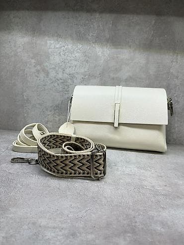 ювелирный магазин: Сумка-кроссбоди из мягкой фактурной натуральная кожа с лаконичным — 6