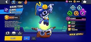 Nintendo Switch: Аккаунт Brawl Stars с максимальным уровнем силы 11 у нескольких бойцов — 3