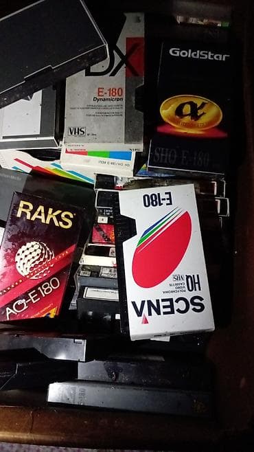 sharp 777: Коллекция видеокассет VHS E-180 - Формат: VHS, стандарт E-180 (до ~3 — 1