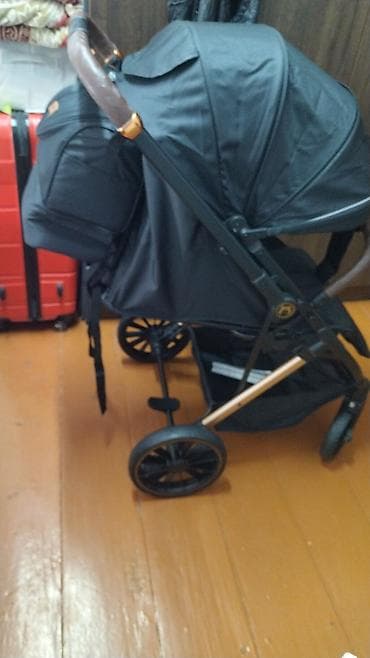 ремни безопасности на коляску: Прогулочная коляска IMING BABY (надпись на капюшоне) - Цвет: черный с — 2