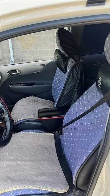 тико сиденя: Чехлы Экокожа, С подушкой, цвет - Голубой, Kia — 1