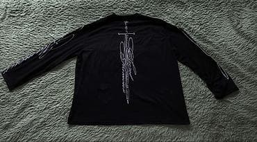 Головные уборы: Лонгслив Saint Glamour, XL (оверсайз, ближе к XXL) Стильный чёрный — 4