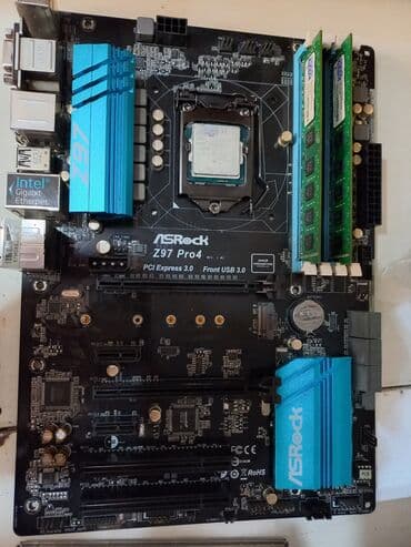 z97: Материнская плата, Б/у — 1