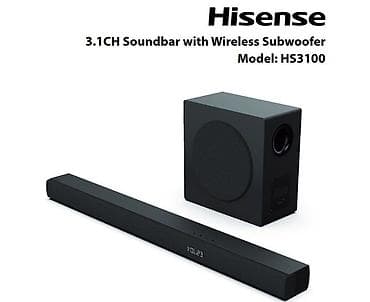 Саундбар Hisense HS3100 3.1 с беспроводным сабвуфером - Формат