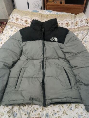 Куртки: Мужская куртка, L, The North Face, Б/у, цвет - Серый, Самовывоз — 1