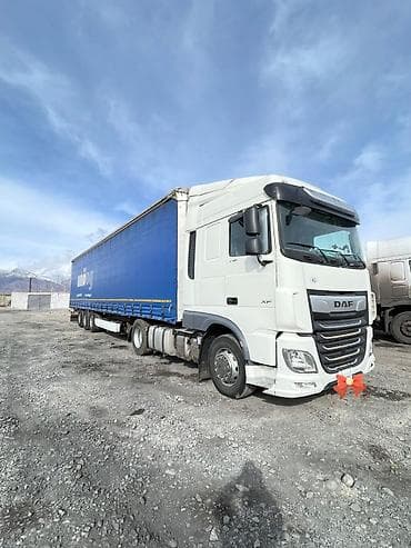 Тягач, DAF, 2014 г., Тентованный