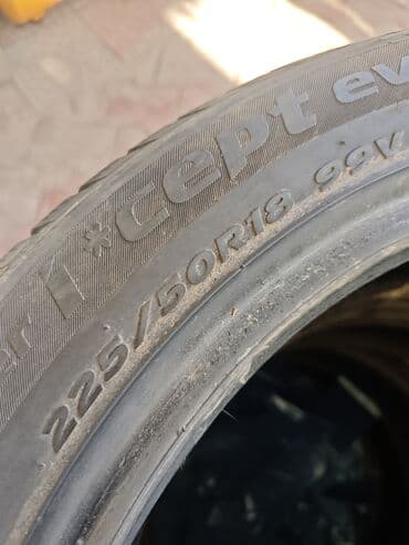 пакрышка на матиз: Шины 225 / 50 / R 18, Зима, Б/у, Комплект, Легковые, Германия, Hankook — 4