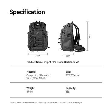 3d vr: FPV рюкзак iFlight Keeper 35 V2. Подробные обзоры есть в ютубе — 4