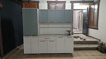 мини стол: Кухонный гарнитур, Новый, цвет - Белый, ДСП, Самовывоз — 1