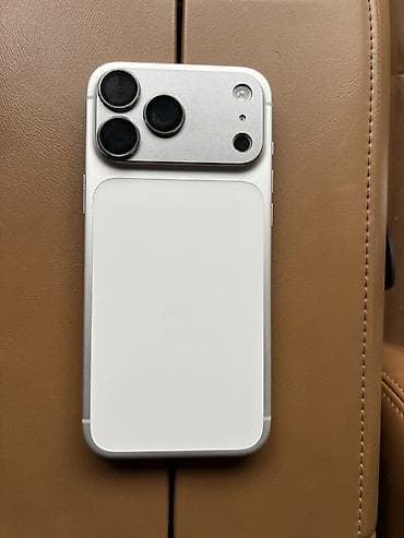 airpods pro 1: IPhone 17 Pro Max, Б/у, 512 ГБ, Серебристый, Кабель, 100 % — 1