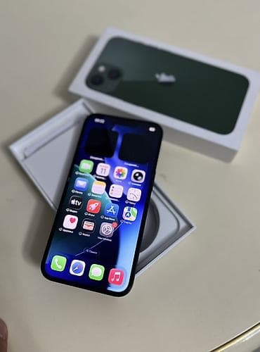 rey ben: IPhone 13, Зеленый, Коробка, 69 % — 2