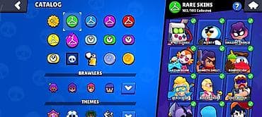 Видеоигры и приставки: Аккаунт Brawl Stars высокого уровня - Общий прогресс: Дорога трофеев — 3