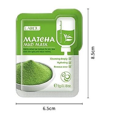 зеленый чай день и ночь крем: Маска для лица из зеленой глины матча, грязевая маска LAIKOU с чаем — 1
