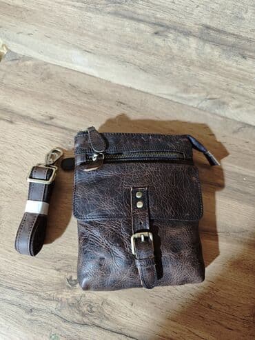 Барсетка, Материал: Натуральная кожа, Новый