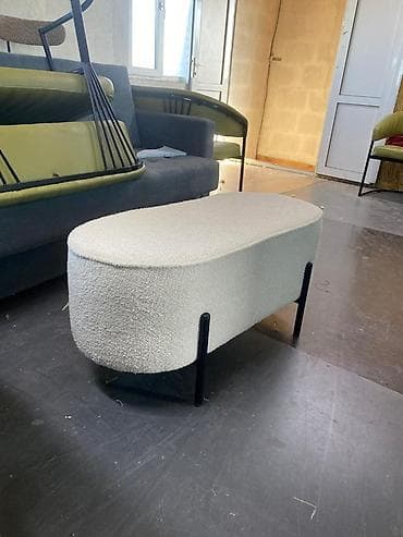 стол визажиста: Банкетка, Новый, Без полок, Бесплатная доставка, цвет - Бежевый — 2